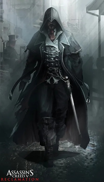 《刺客信条5》神秘黑衣刺客首曝光！主角形象大揭秘