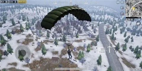 雪地跳伞技巧揭秘：掌握雪地地图精准降落攻略