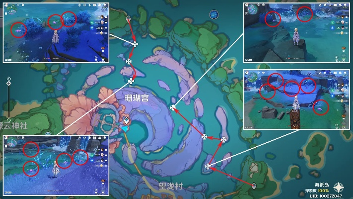 《原神》V2.8珊瑚真珠攻略：高效采集路线揭秘，宝藏指南必看