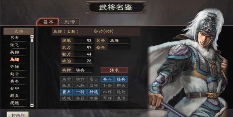 三国志12武将实力榜：五百名将实力解析，揭秘最强武将排行！