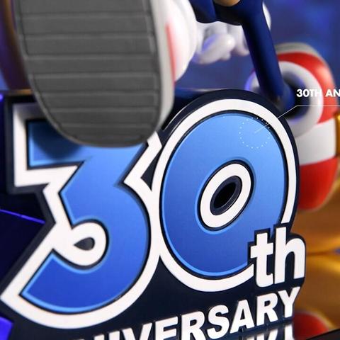 索尼克25周年纪念手办：发光奔跑，经典再现！