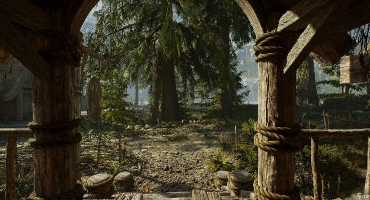 上古卷轴5,用虚幻5.4重现的最美河木镇啥样?