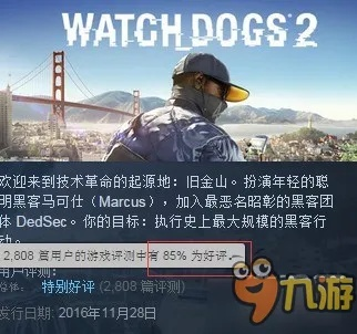 《看门狗2》Steam成就系统上线！9年经典游戏新体验