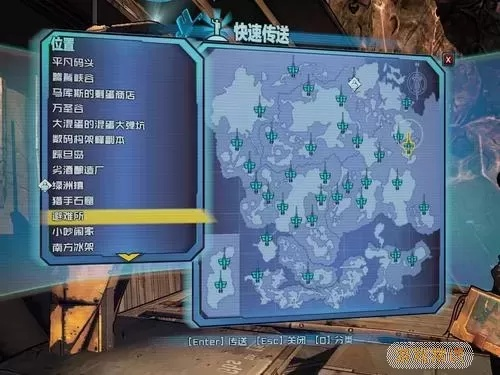 《无主之地4》秘藏猎人攻略深度解析：凯洛斯地图全览攻略指南