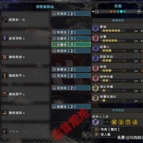 《荒野猎人太刀1.01版》最强配装攻略！武器选择必看