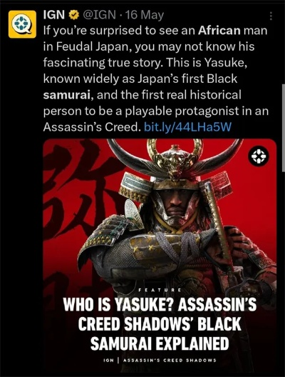 《武士弥助》IGN改口大揭秘：玩家搜索新焦点！