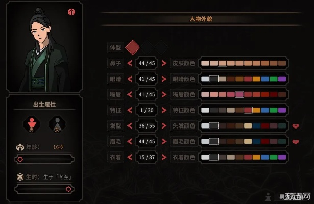 《太吾绘卷》新手必备！揭秘初始衣服属性大全