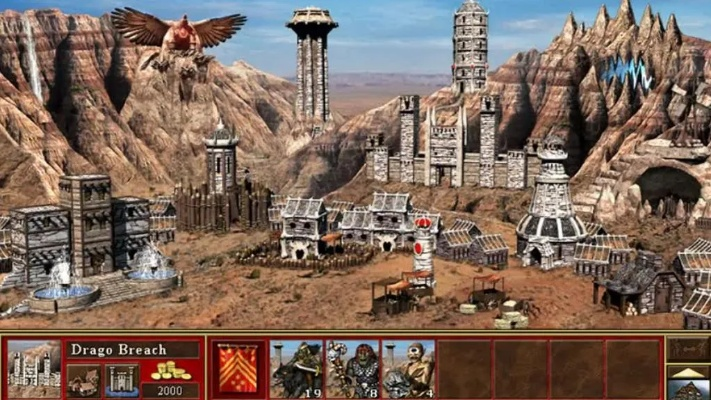 《英雄无敌3》人族城堡重制版惊艳画面，虚幻5技术打造极致视觉盛宴