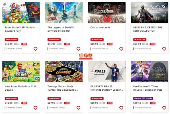 新年狂欢！Nintendo eShop美服大促，独家折扣等你来抢！
