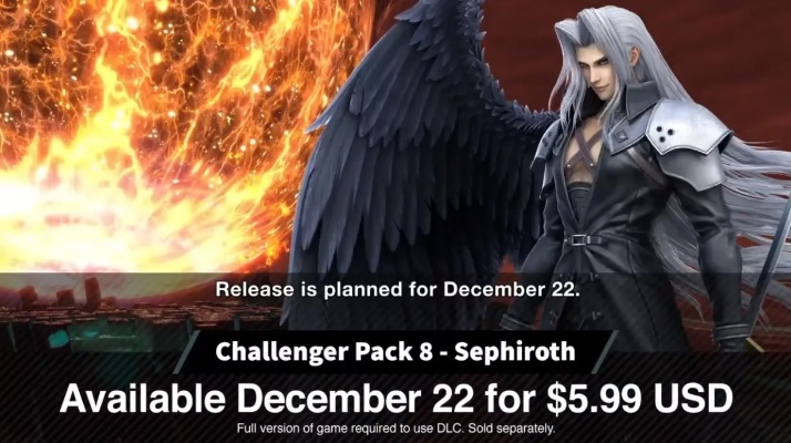 《任天堂明星大乱斗》新DLC萨菲罗斯降临,激战再升级! 《任天堂明星大乱斗》新DLC萨菲罗斯降临,激战再升级!