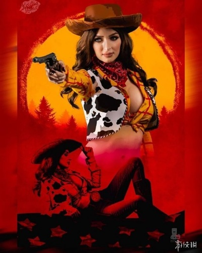 火辣美莲娜Cos《真人快打》胸狠绝技惊艳亮相