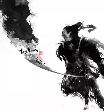 水墨风演绎《只狼》高贵,揭秘水墨美学新境界 水墨风演绎《只狼》高贵,揭秘水墨美学新境界