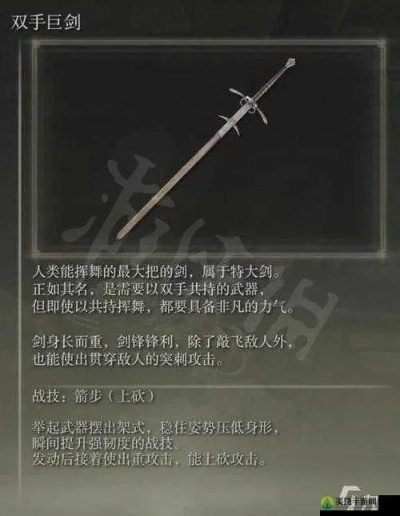 艾尔登法环双手巨剑攻略：高效获取秘籍大公开