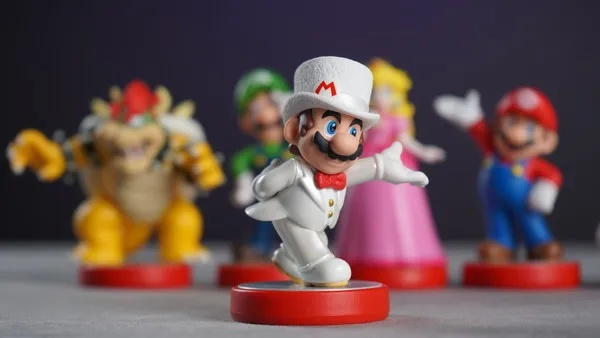 积木巨制马里奥Amiibo，揭秘互动新玩法