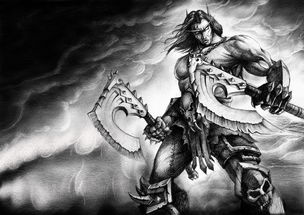 《魔兽》手绘亡灵法师素描升级记:揭秘艺术重生之旅 《魔兽》手绘亡灵法师素描升级记:揭秘艺术重生之旅