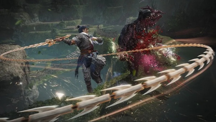 《灭绝》全新动作长鞭飘动，揭秘游戏发行日震撼揭晓！