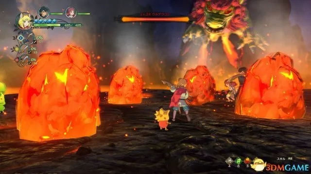 压迫感爆棚！《二之国2》巨型喷火龙Boss战全新视觉冲击