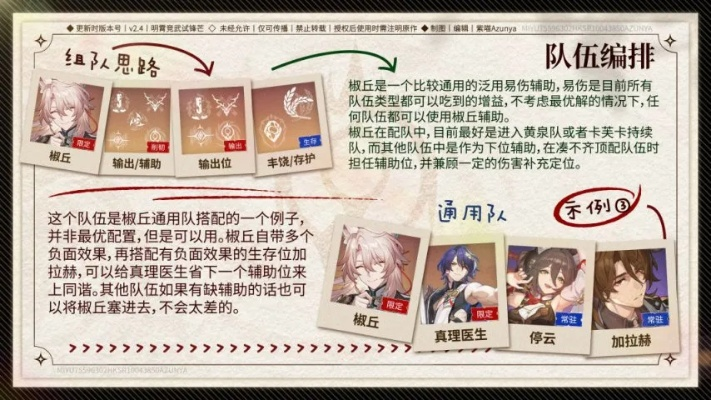 《崩坏星穹铁道》椒丘队伍攻略：打造最强椒丘阵容秘籍