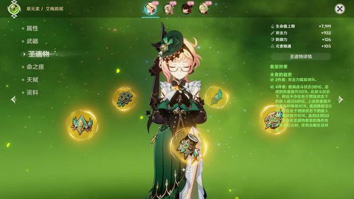 艾梅莉埃圣遗物攻略：打造强力输出，解锁全新战斗价值