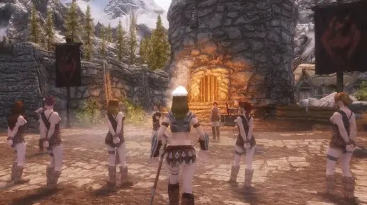 上古5重制再现巅峰，高清少女卷轴新篇章震撼开启