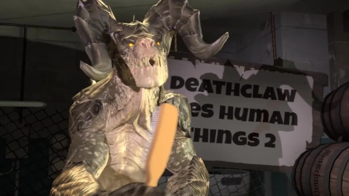 《辐射4》死亡爪头颅惊悚再现,黏土艺术新高度震撼呈现 《辐射4》死亡爪头颅惊悚再现,黏土艺术新高度震撼呈现