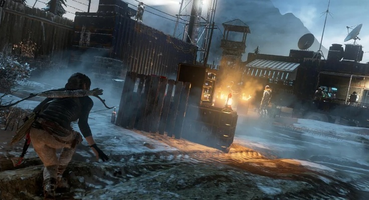 《古墓丽影：崛起》劳拉神级细节，高清截图震撼呈现新境界