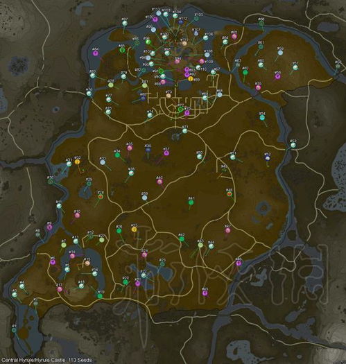 《塞尔达传说荒野之息》呀哈哈全攻略解密，详尽位置解析大揭秘