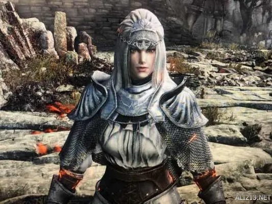 绝美银发少女捏脸数据揭秘，解锁《黑暗之魂3》独特魅力