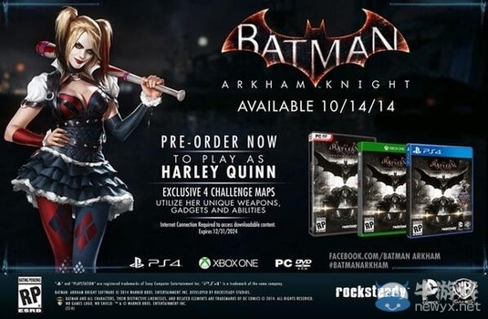 邪魅登场!《蝙蝠侠:阿甘骑士》小丑女新视频惊艳亮相 邪魅登场!《蝙蝠侠:阿甘骑士》小丑女新视频惊艳亮相