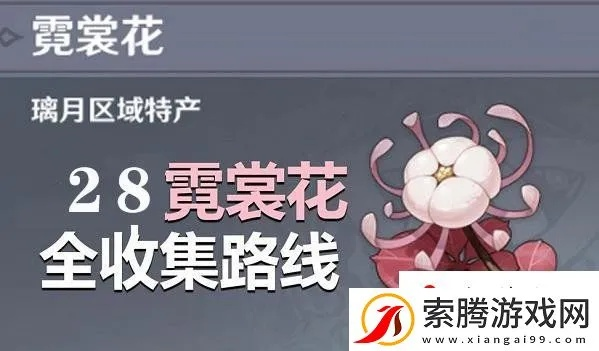 《原神》4.1霓裳花攻略：高效采集路线全解析，解锁新玩法