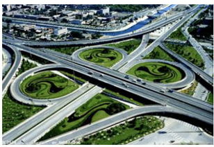 三向喇叭立交桥建造攻略：高效布局新技巧揭秘