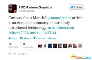 AMD Mantle API赋能寒霜3，EA三款大作联姻再创游戏新纪元