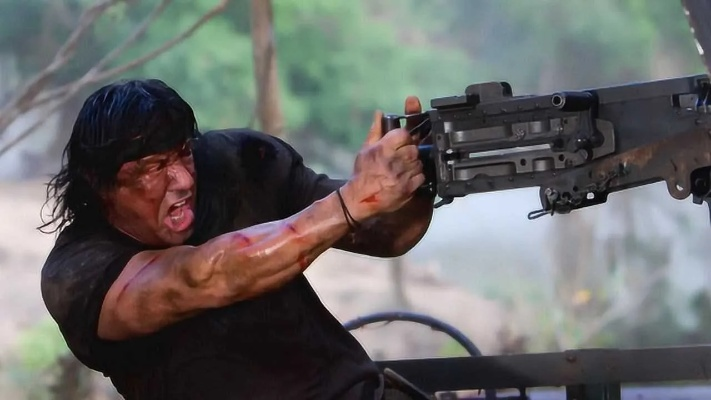 史泰龙怒射条子，揭秘《第一滴血》新演示枪战新境界