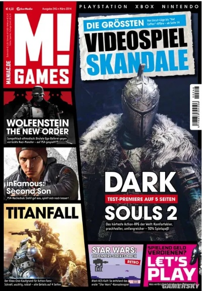 画质飞跃揭秘，《黑暗之魂2》杂志细节全新曝光