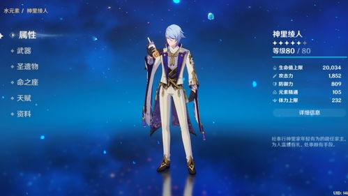 《原神》神里绫人武器圣遗物解析，深度攻略新视角