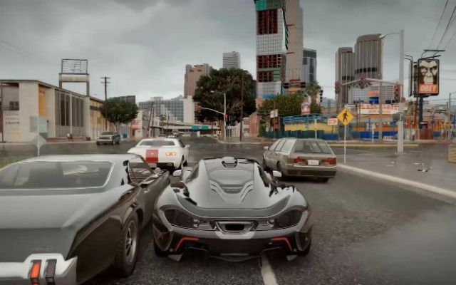《GTA5》实机飚车神作!画质惊艳,粉丝围观如潮 《GTA5》实机飚车神作!画质惊艳,粉丝围观如潮