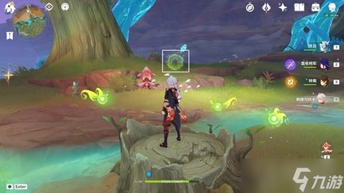 《原神》砾漠灵光游蜉位置探秘，佑灵奥秘一网打尽