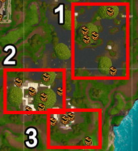 《堡垒之夜》舞厅宝箱分布攻略，野区舞厅打法解析新技巧