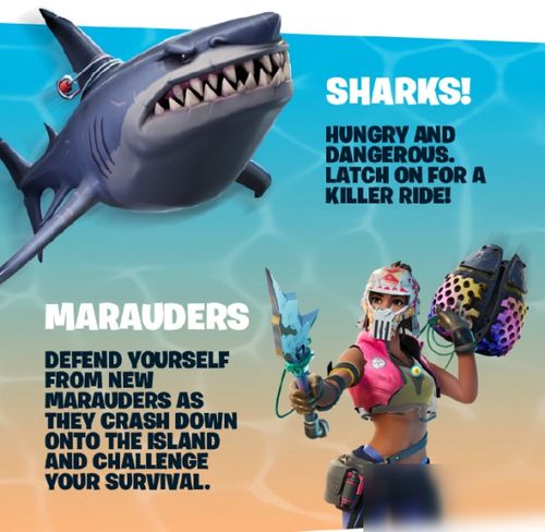 狂鲨降临！揭秘《堡垒之夜》野生堡垒鲨鱼新玩法