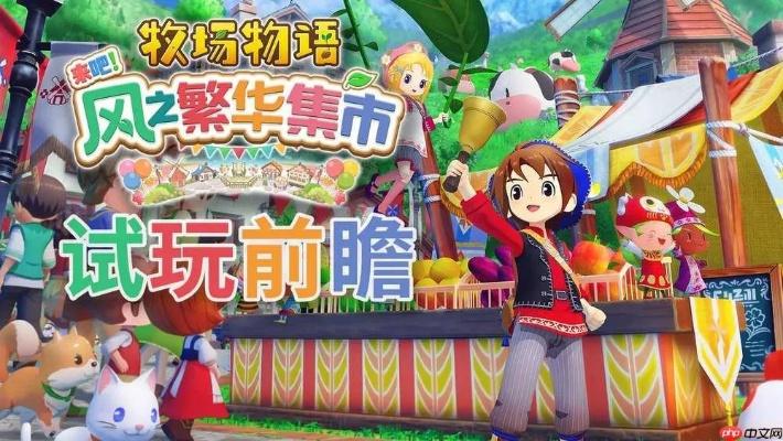 《牧场物语风之集市》新系统揭秘，探索神秘繁华！