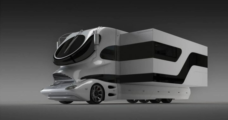 80万打造可移动豪宅！全球首辆自动驱动露营拖车震撼登场