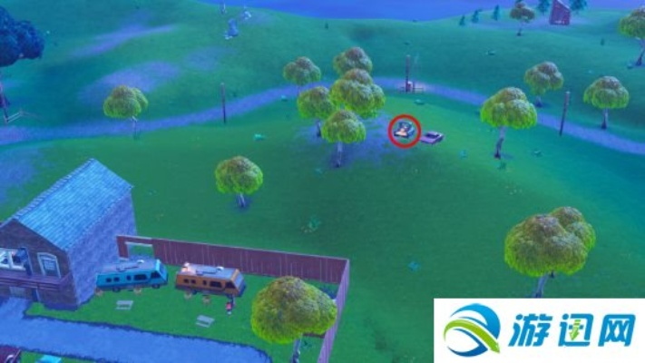 《堡垒之夜》悠闲运动场宝箱探秘，点位攻略新视角