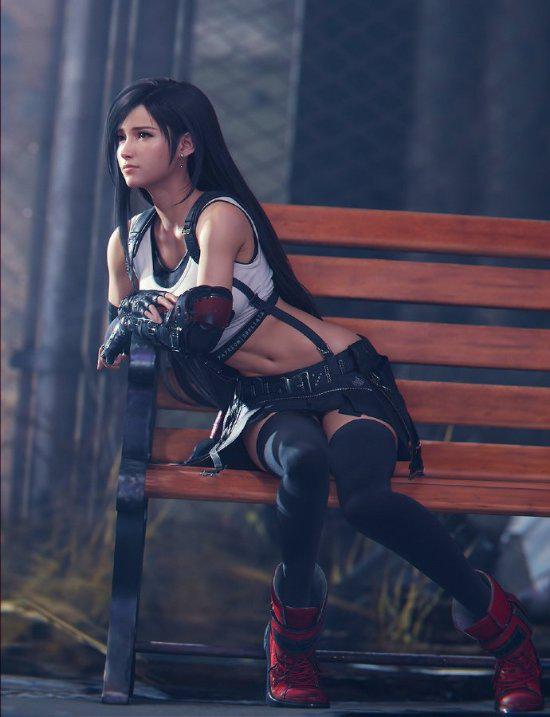 《最终幻想7》爱莉丝3D美图！花漾世界绝色焦点