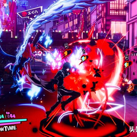 《P5T全角色必杀技大揭秘！一睹女神异闻录5战略版风采》