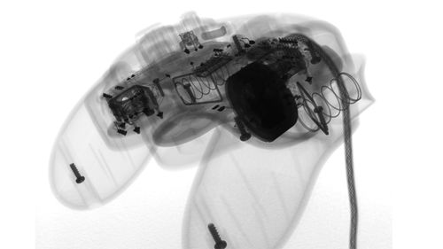 X光扫描与游戏手柄融合,揭秘独特艺术魅力 X光扫描与游戏手柄融合,揭秘独特艺术魅力