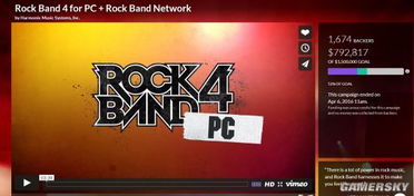 《摇滚乐队4》众筹PC版来袭,玩家狂欢开启! 《摇滚乐队4》众筹PC版来袭,玩家狂欢开启!