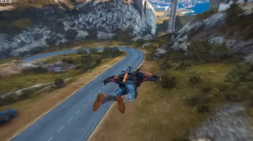 《正当防卫3》翼装飞行演示：空中激战，极限挑战！