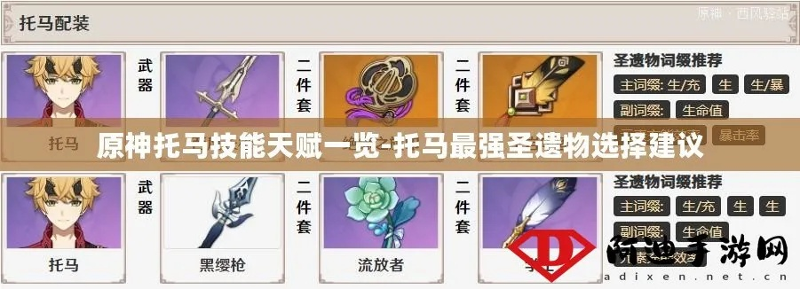 《原神》托马天赋解析+武器&圣遗物搭配攻略,打造强力输出! 《原神》托马天赋解析+武器&圣遗物搭配攻略,打造强力输出!