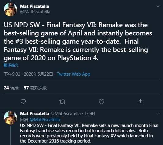 《最终幻想15》销量火爆，主机销量飙升！