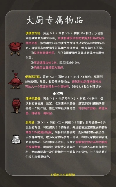 沃利特色调味料揭秘：大厨秘籍加成效果解析